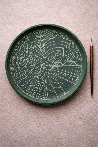 Plate scraffito class