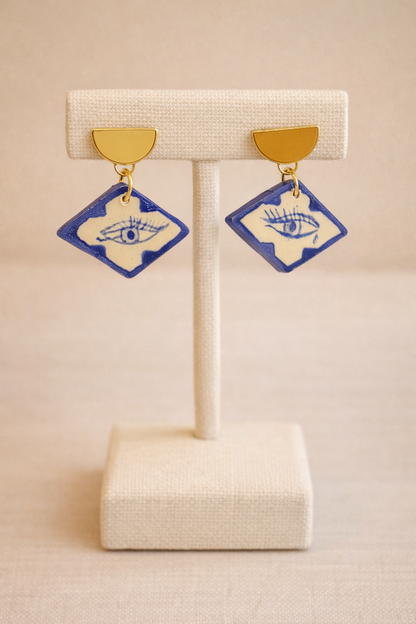 Persian cheshm earrings