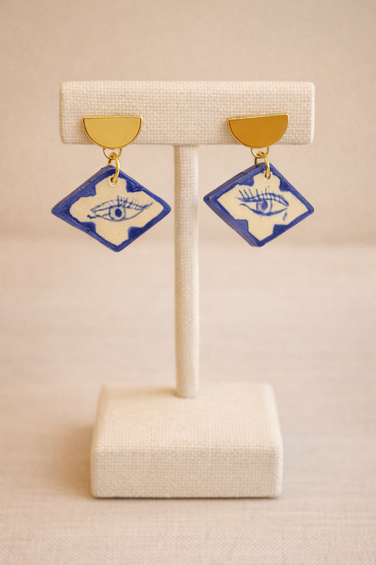 Persian cheshm earrings