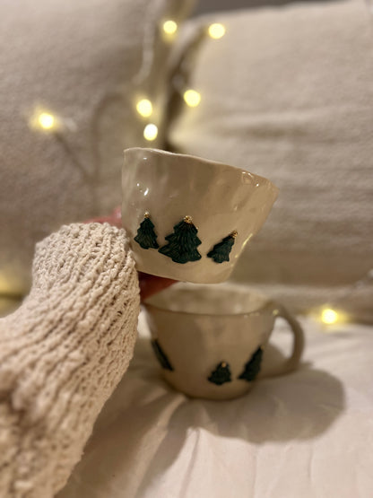 Christmas tree mug