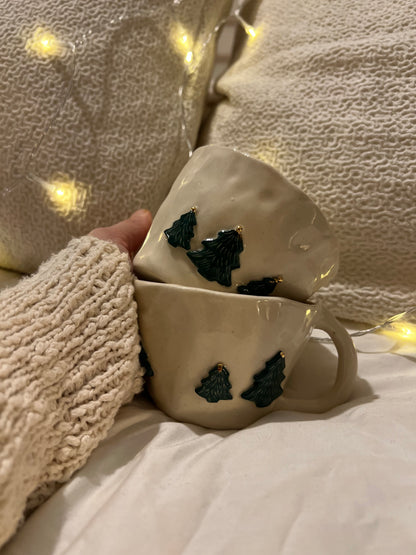 Christmas tree mug