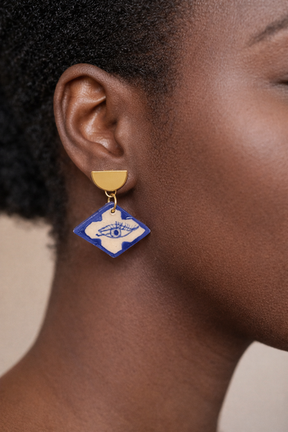 Persian cheshm earrings