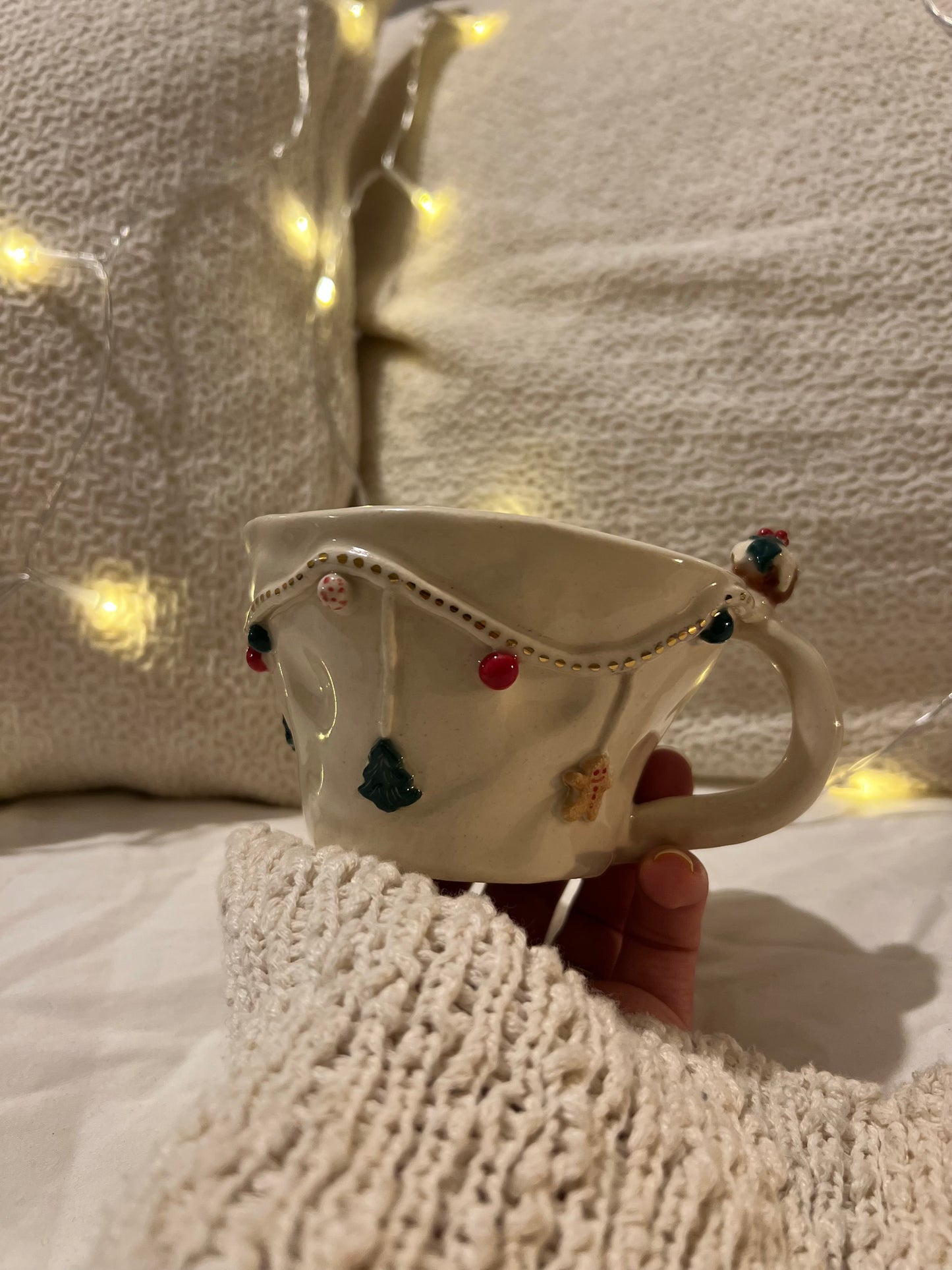 Christmas pud mug