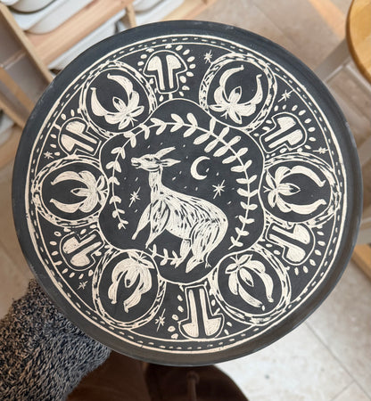 Plate scraffito class