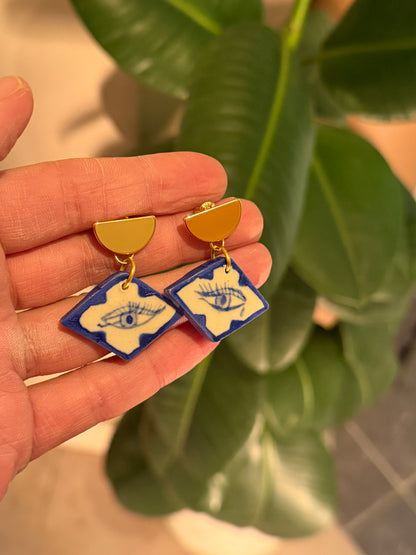 Persian cheshm earrings