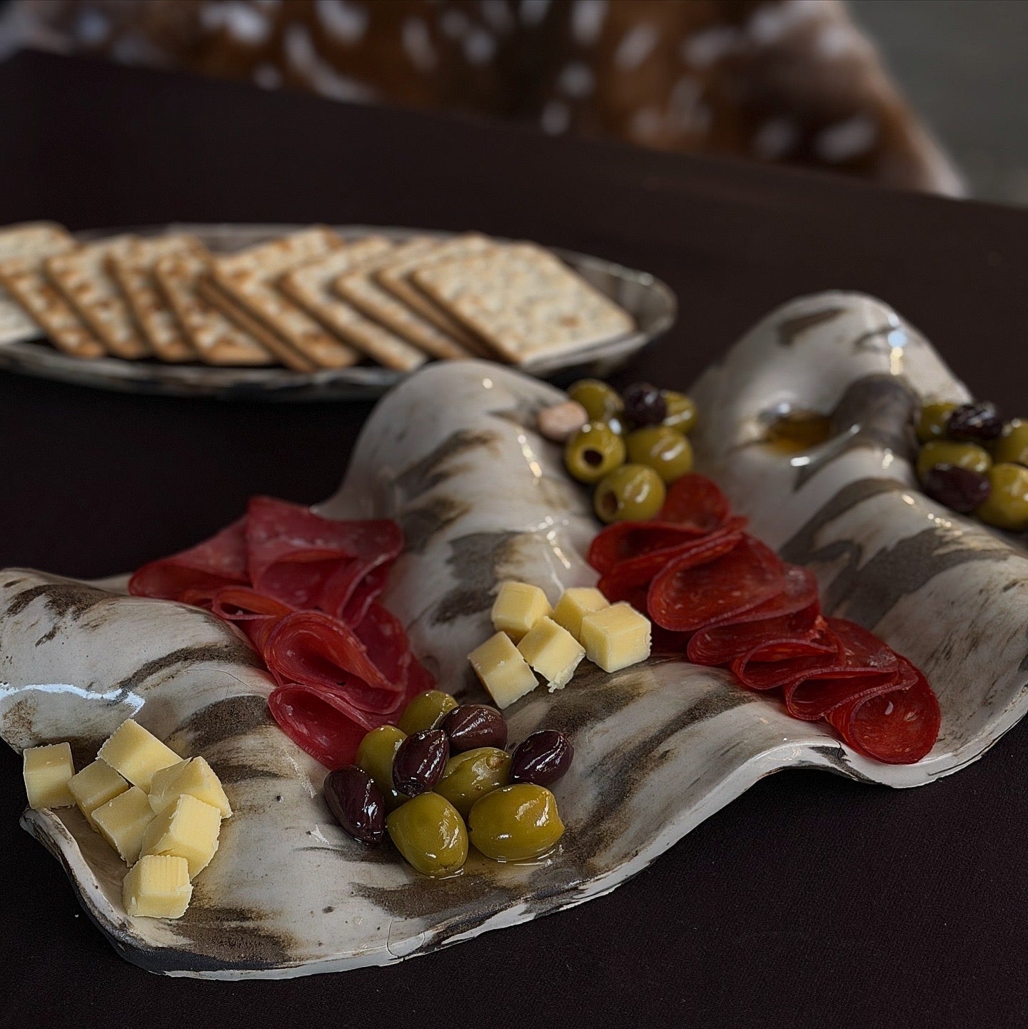 Deer charcuterie board