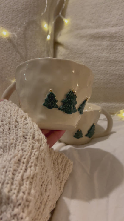 Christmas tree mug